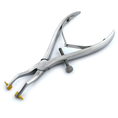 Dental Crown Removing Plier With Yellow Silicone Tips 2