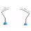 Dental Periodontal UNC15/Who Probe - Blue Silicone Handle 2