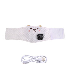 Baby Koliken und Gaslinderung - Baby Heiz-/Vibrationsbauchwickel, Leichte Vibration und Sanfte Wärme Zur Linderung Eines Unruhigen Magens.