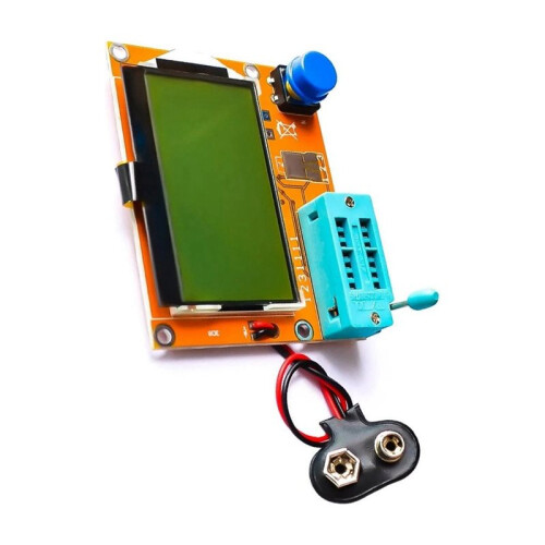 2PCS -T4 ESR Meter Transistor Tester Diode Triode Capacitance SCR Inductance Battery Buckle M12 2