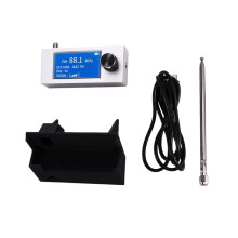 Metal ATS Pocket SI4732 voor DSP Radio-Ontvanger, Full Band SW LW AM FM SSB met Beugel