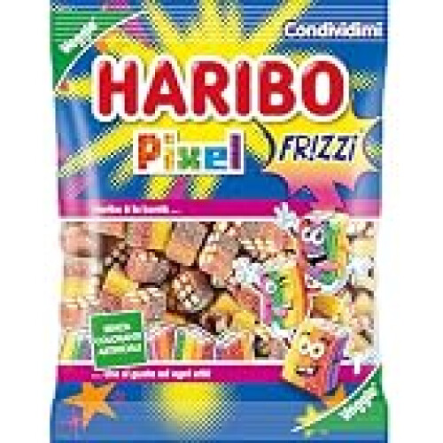 Haribo Haribo PIXELS Zing Sweets Share Bag 140g
