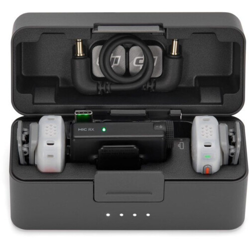 DJI Microfoon - DJI - Mic Mini 2S - 2 TX - 1 RX - Oplaadcase