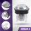1PCS Illuminated Led Push Button 28mm Nut with 4Pin Light Cable for Zero Delay Board Arcade Game Machine Parts White 4
