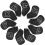 10 Pack  Iron Covers Set Magnetic  Iron Covers , Double Side Number Club Headcover 1