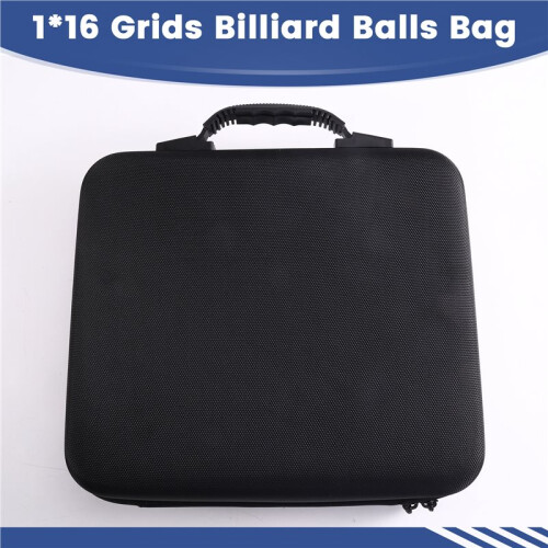 Sac de Rangement pour Boules de Billard (16 Compartiments) avec Double Fermeture Éclair - Accessoires de Billard 2
