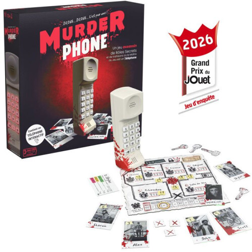 Spin Master Murder Phone - SPINMASTER - Interactive Party Game - From 13 Years Old