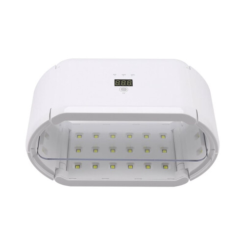 Enhanced Uv Light for Resin-Two-Sided with Digital Display Timer 48 LED Uv Resin Light,Foldable Uv Resin Curing EU Plug