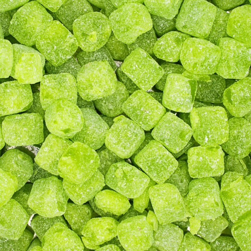 (1kg Sweet Pouch) Sour Apple Cubes
