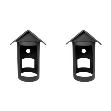 2X Cover for Outdoor Cam Silicone Case Anti-Glare Camera Protective Case for Outdoor Cam