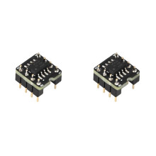 2X OPA1656 Dual Op Amp 100mA High Current JFET Field Effect Transistor Low Noise Dual Operational Amplifier, SMD to DIP