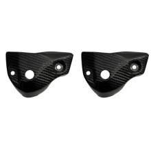 2X Motorcycle Rear Brake Pump Protective Cover Carbon Fiber Caliper Cover for XADV 750 2017-2020