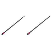 2X Hex Shank 12-Inch Dual-Lock Extension, Quick-Release Locking Mechanism, for Impact Drivers and Drills