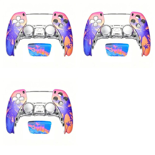 3X Game Controller Replacement Front Case for PS5 Game Controller Modification BDM-010 BDM-020 BDM-030 Shell Cover 1