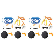 4PCS Ear Plugs Earphone Kit for Work, Noise Suppression, Hearing Protection,Construction Sites, Noisy Places
