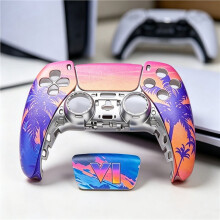 3X Game Controller Replacement Front Case for PS5 Game Controller Modification BDM-010 BDM-020 BDM-030 Shell Cover