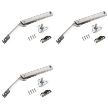 3X Heavy Duty Hydraulic Cabinet Hinge Randomly Stop Soft Closing Kitchen Hinges Adjustable Door Support Lift Door