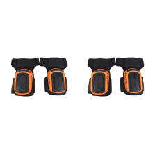 2X Joelheiras para Trabalho Pesado Joelheiras com Almofada de Gel e Tiras Antiderrapantes para Construção, Pisos, Jardinagem