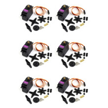 6X MG996R Servo 9kg/cm 11kg/cm High Torque Servo Digital Metal Gear for RC Car Model Helicopter Boat DIY Parts