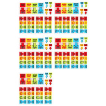 2500pcs Sign Here Stickers,Labels Stickers Adhesive Sign Here Tabs Sign Post Here Flags (4 Colors)