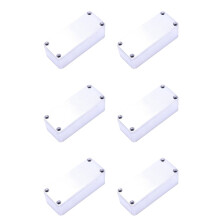 6 Pcs Aluminum Stomp Box Effects 1590A Style Pedal Enclosure for Guitar