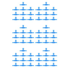 60 Pieces Plastic Aquarium Fish Tank 2 Way Air Pump Control Valves,