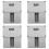 4X Foot  YDT1-16 Aluminum Shell Gray Double Pedal  Machine Tool Accessories 1
