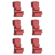 6pcs Car Positive Terminal Battery Cover Fuse Caps 24345-7992A 2434579912 for Altima Juke Rogue Sentra Versa Note