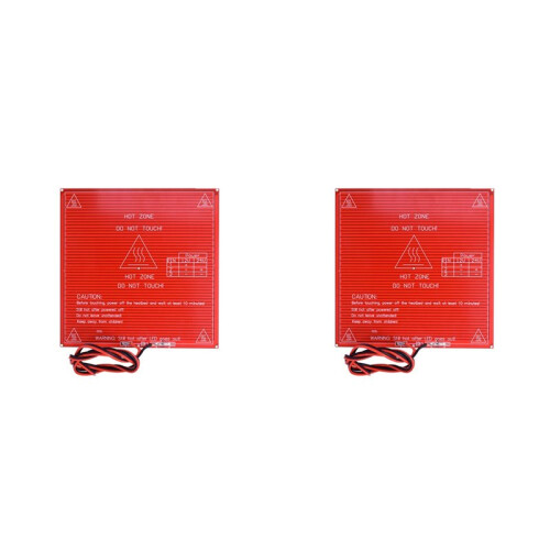 2X 3D Printer Accessories with A Heated Bed Dual Voltage Circuit Board MK2B, Support 12V, 24V