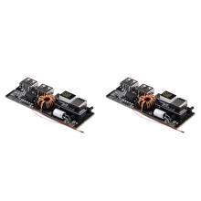 2X PD 5S 100W Power Bank 6-Port 21700 Two-Way Fast Charging Mobile Power Module for High Capacity 18650 Battery Assemble