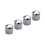 24x Guitar Dome Control Knobs for  Tele Replacement, Silver 3