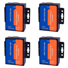 4X USR Ethernet Server Module USR-TCP232-302 RS232 to Ethernet TCP IP Server Module Ethernet Converter Support DHCP/DNS