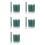 24 Element Epoxy Mixing Nozzle, Static Mixing Nozzle Tip for Adhesive Cartridges 100pcs 1