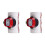 2X Plastic Motorized Damper PVC Check Valve Air Duct Volume Controller for Ventilation Pipe 220VAC 75mm 2