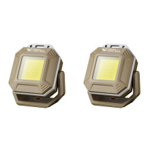 2X COB LED Work Light Rechargeable Flashlight with Magnetic Base Inspection Light Waterproof Torch Light A
