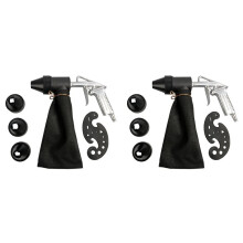 2X Pneumatic Sandblasting Tool Kit Sand Blasting Machine Set Versatile Sandblaster Handheld