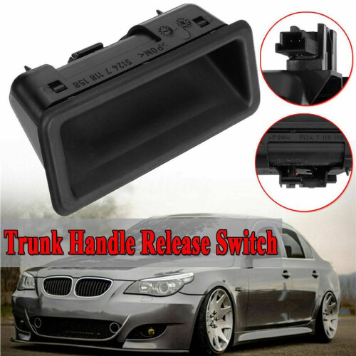 5X 51247118158 Trunk Lid Lock Release Push Button Boot Tailgate Handle  for- E60 E90 E91 E92 E92 E93 E70 E71 2