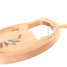 100Pcs Tuning Pin Nails&100Pcs Rivets,with L-Shape Tuning Wrench,100 String Laiyaqin String