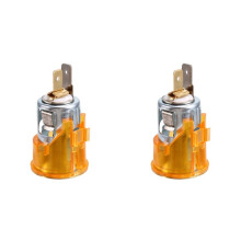 2X Car Cigarette Lighter Base Cigarette Lighter Socket Plug Elements Bezel 51167052720 for Car Accessories