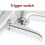 2X Pneumatic Sandblasting Tool Kit Sand Blasting Machine Set Versatile Sandblaster Handheld 9