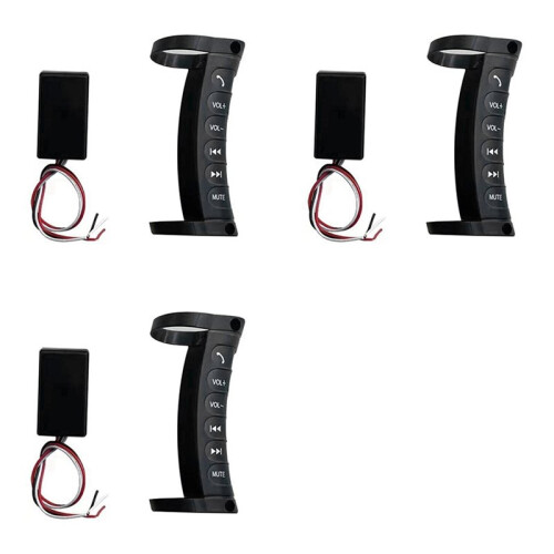3X Universal Wireless Car Steering Wheel Control Multi-Function Button DVD Player Navigation Radio Remote Control Button