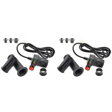 2X Acelerador de Bicicleta Elétrica para Bicicleta Elétrica/e-Bike/Alavanca de Controle de Velocidade Do Acelerador de Mountain Bike, 48V