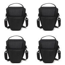 4X Camera Bag Triangle Camera Case Shoulder Case Digital Camera Bag for DSLR SLR Camera