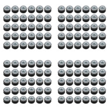 120Pcs Motorcycle Rubber Grommets Bolts for Fairing Rubber Grommets Kit Washer Assortment