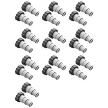 20 Stück Ersatz-Schlauchadapter für Oberirdische -Schwimmbecken, 1,5 Bis 1,25 Zoll Schlauchadapter für Gewindepumpen
