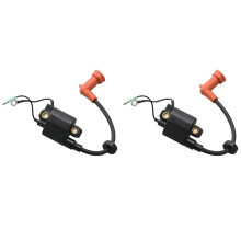 2X 6H3-85570 Ignition Coil Assy for 2T 50-70HP Parsun T60 Hidea Seapro HDX Boat Engine 6H3-85570-10