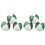 6X PU Hand Throwing  Elastic Soft Rubber High-End Magic Juggling  Acrobatics Props Hand Throwing ,E 2