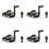 4X Metal Sewing Machine Handle, Sewing Machine Accessories Sewing Machine Hand Crank 2