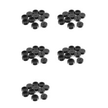 50 Pairs Power Tool Parts Carbon Brush Cover 14Mm Round Rubber Nut Stopper Holder Caps Case Angle Grinder Accessories