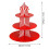 2X Cardboard Cupcake Stand Tiered Cake Stand Multipurpose Cardboard Cake Stand Practical Cake Tier Stand Cupcake Stand 7